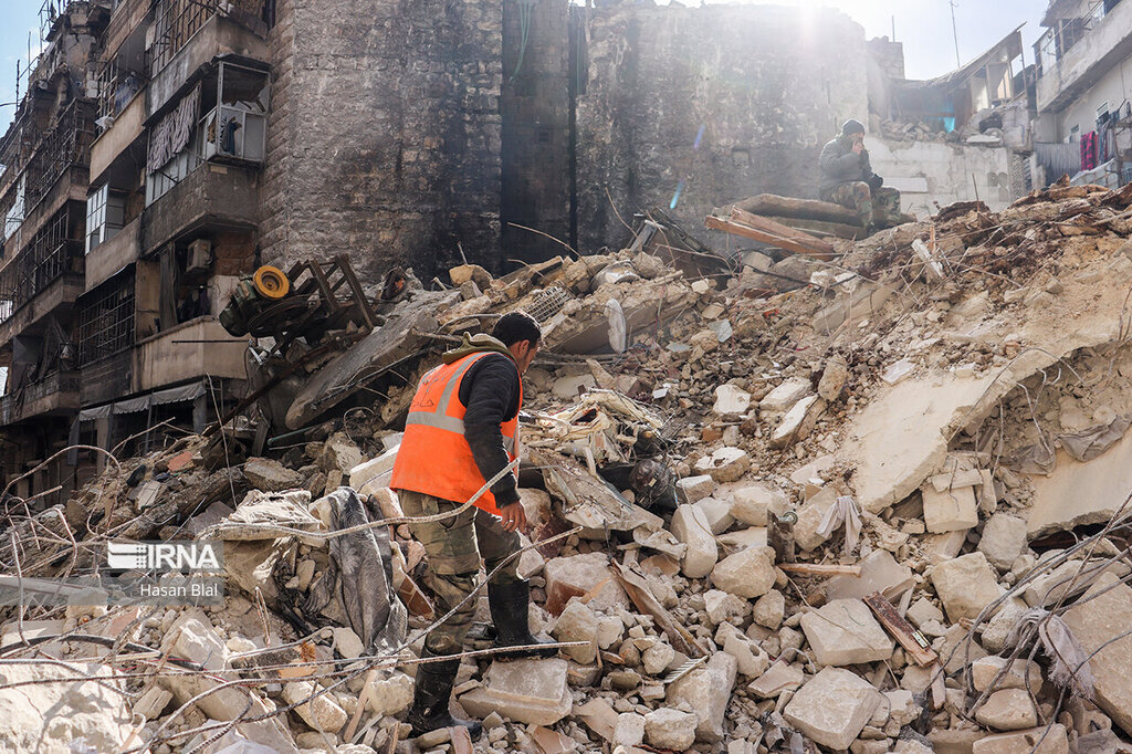 تصاویر تکان دهنده از زلزله هولناك سوریه