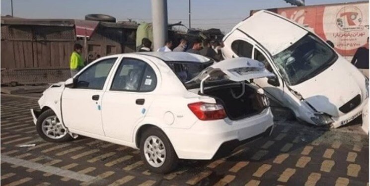 عکس | مچاله شدن خودروهای صفر ایرانی