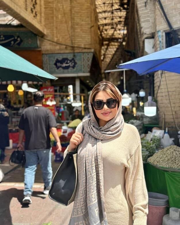 تهران‌گردی هدیل علیان مجری سرشناس عرب پس از مصاحبه با عراقچی | تصاویر